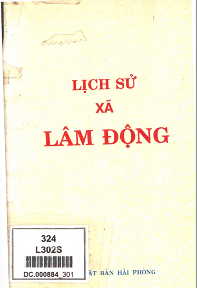 LỊCH SỬ ĐẢNG BỘ XÃ LÂM ĐỘNG (BẢN GỐC)